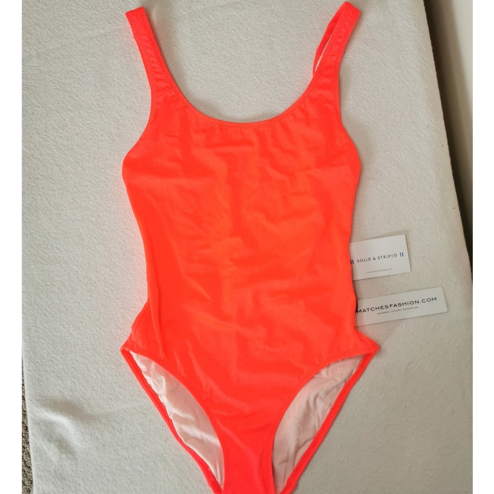Solid & Striped One-Piece Bathing Suit
